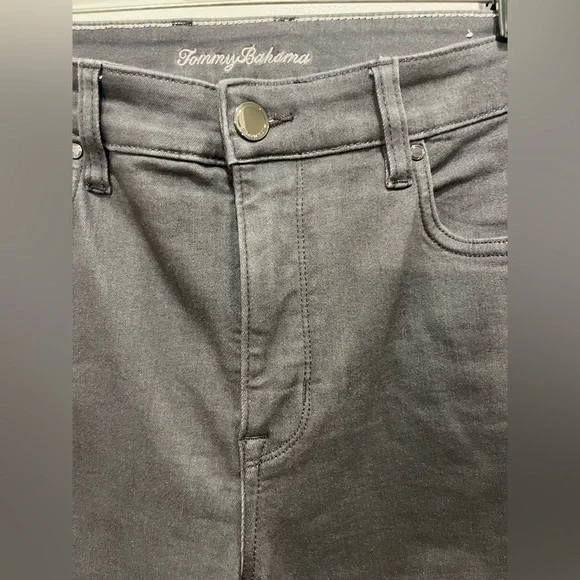 TOMMY BAHAMA WOMENS JEANS BORACAY GREY DENIM SIZE 12x28 - Picture 4 of 7